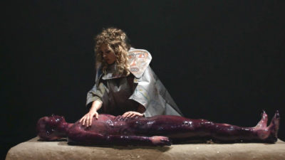 Mariechen Danz: Knot in Arrow: Ore Oral Orientation, 2017 Performance, Viva Arte Viva, curated by Christine Macel, 57. Biennale di Venezia (film still) Courtesy Mariechen Danz