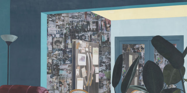 Njideka Akunyili Crosby, Home: As You See Me, 2017, © Njideka Akunyili Crosby, Courtesy the artist and Victoria Miro, London/Venice