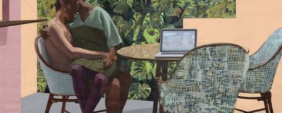 Njideka Akunyili Crosby, Garden, Thriving, 2016 © Njideka Akunyili Crosby, Courtesy the artist, Victoria Miro, and David Zwirner, Photo: Robert Glowacki