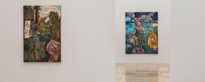 Michael Armitage. Paradise Edict © Michael Armitage, Installationsansicht, Haus der Kunst, 2020, Foto: Markus Tretter