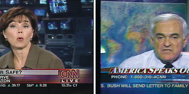 Omer Fast CNN Concatenated, 2002 One Channel video, color, sound 18'17''