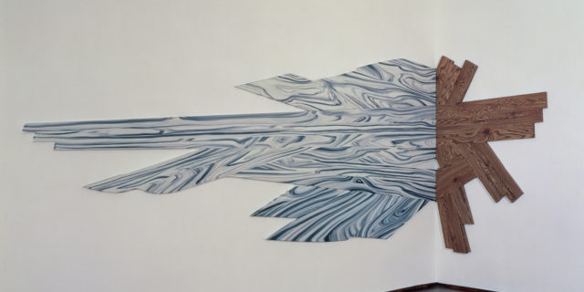 Richard Artschwager Journal II, 1991 Formica and acrylic on wood Two panels: 56 x 172 in. (142.2 x 436.9 cm) left; 80 x 51 in. (203.2 x 129.5 cm) right Chazen Museum of Art, University of Wisconsin-Madison, Elvehjem Museum of Art General, Juli Plant Grainger, Walter J. and Cecille Hunt, John S. Lord, Cyril W. Nave, F.J. Sensenbrenner, and Earl O. Vits Endowment Funds purchase, 1991.135a-d © VG Bild-Kunst, Bonn 2013
